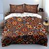 Geometric Floral Mandala Bedding Set Bedding Set (1 Duvet Cover, 2 Pillowcases, Duvet Not Included)