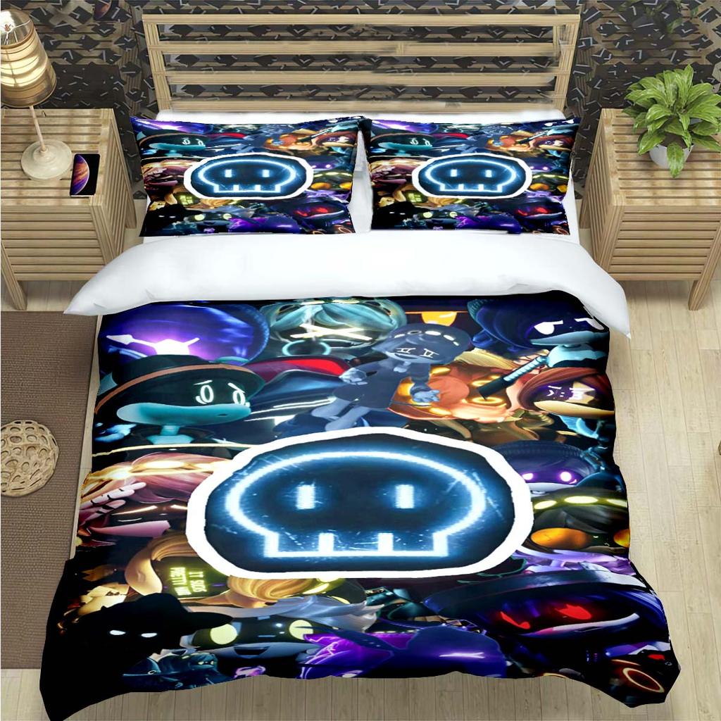 Comforter Fashion Cartoon Murder Drone Print Bedding Set Comforter Bed Youth Kids Girl Boys Luxury Birthday Gift