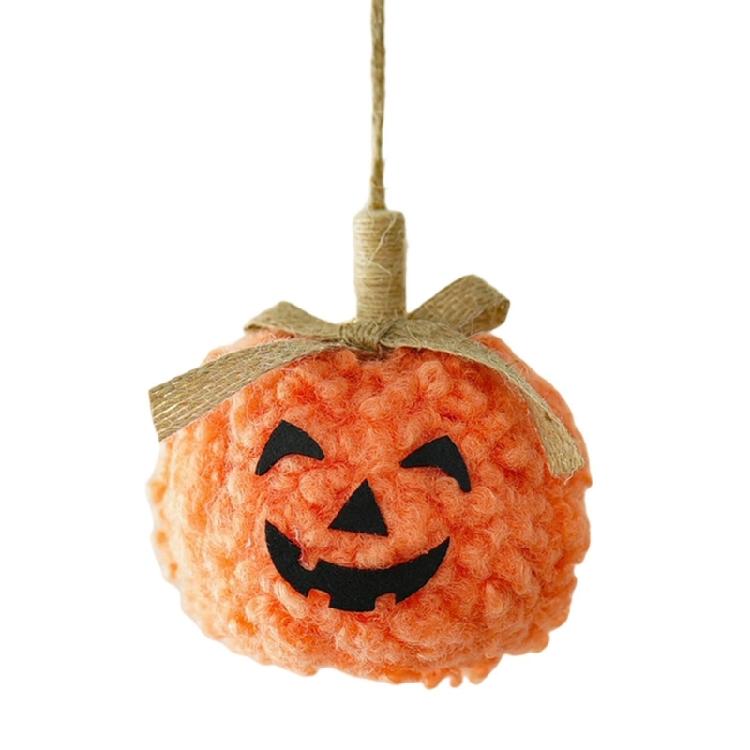 Soft Pumpkin Face Doll Ornament  Halloween Hanging Pendant  for Home Indoor Party Decoration