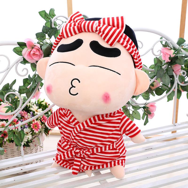 Shin Crayon Chan Plush Toy Bathrobe Multi Expression Stuffed Doll Gift Girl