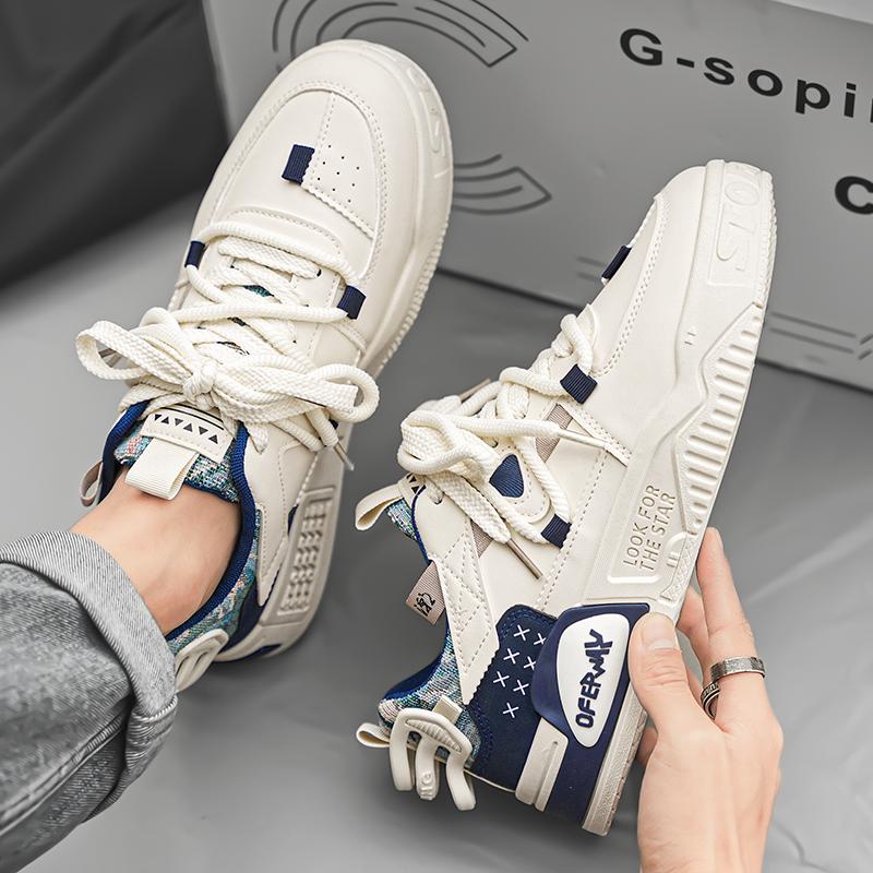 New Shoes for Men Sneakers thick sole Casual Fashionable Skateboard Shoes Male Low Top Platform Vulcanized Shoes Tenis Masculino