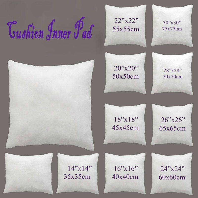 Inner Pads Cushion Inserts Fillers 14" 16" 18" Etc  Hollow Fiber Scatters Inners