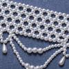 Lightweight Multi Strand Pearls Jewelry Polished Beads Design Necklace for Everyday Wedding Party Clothes Perfectly