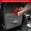 VIUQF1 Car Anti-kick Pad Auto Seat Back Organizer Storage Bag For Mercedes Benz Amg W204 W213 W205 W211 W212 W176 W205 W203 Accessories