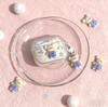 Transparent three-dimensional - blue hat dog earphone case Apple earphone case AirPods1/1st generation new 1st generation airpod
