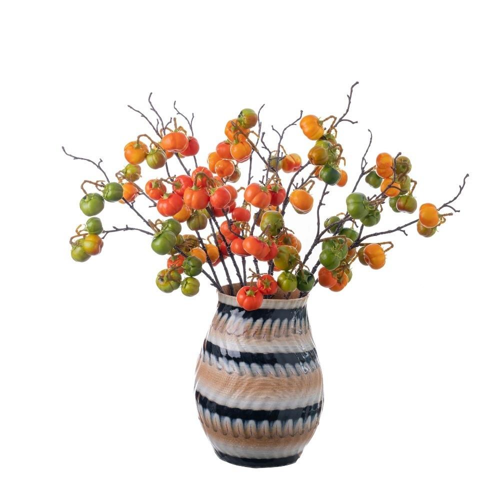 Handmade Artificial Pumpkin Branches Foam Fake Plants Simulation Pumpkin  Festival Decoration