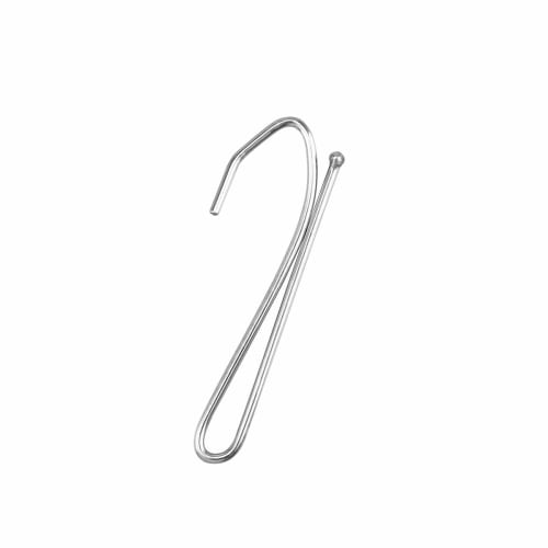 C.M. Metal Curtain Hooks, 70mm, Pack of 50
