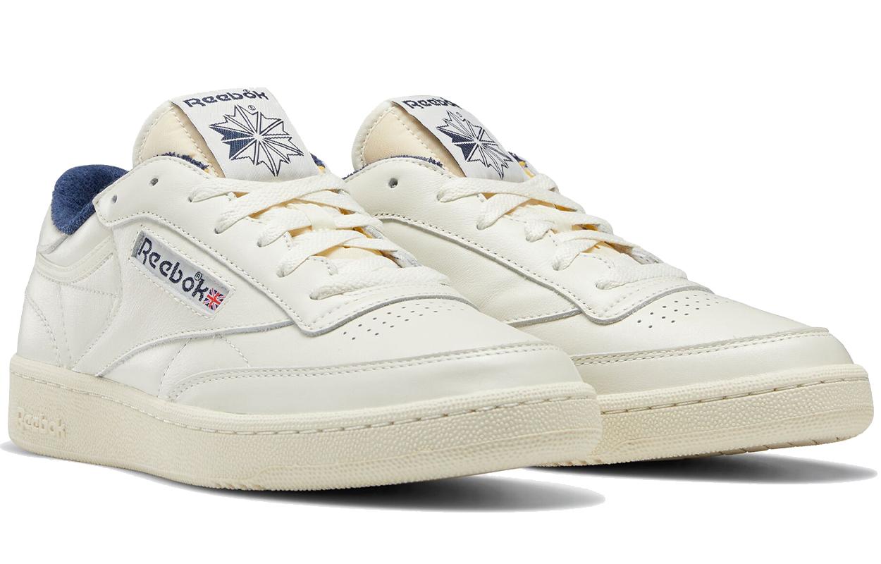 Joom Reebok Unisex White Club C 85 Vintage 'Chalk Vector Navy' Sneakers 100007796 Cm - Image 4