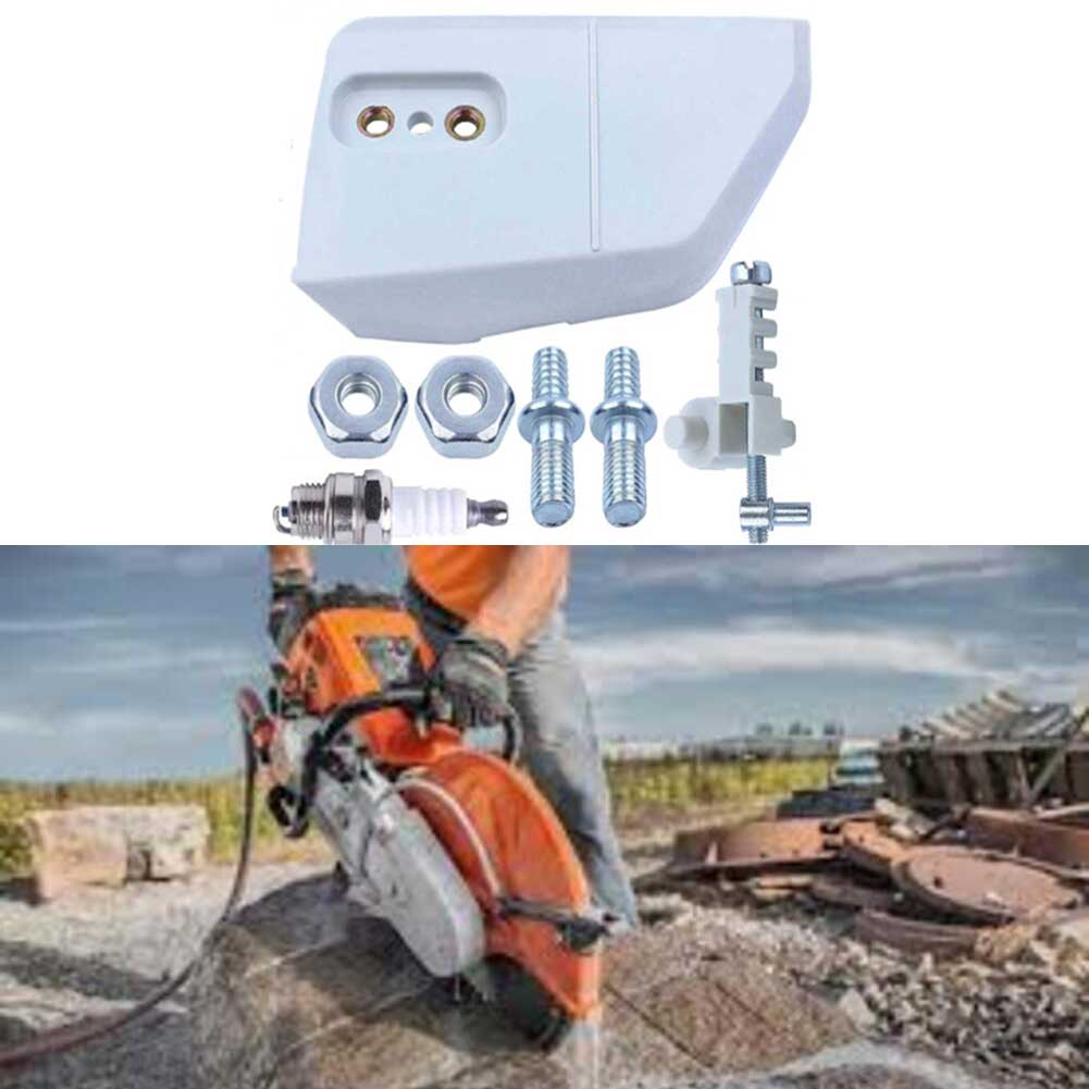 1setChainSprocketCoverWithAdjuster Tensioner Stud Nut For MS170 180 210 230 250 Chainsaw Power Tool Accessories