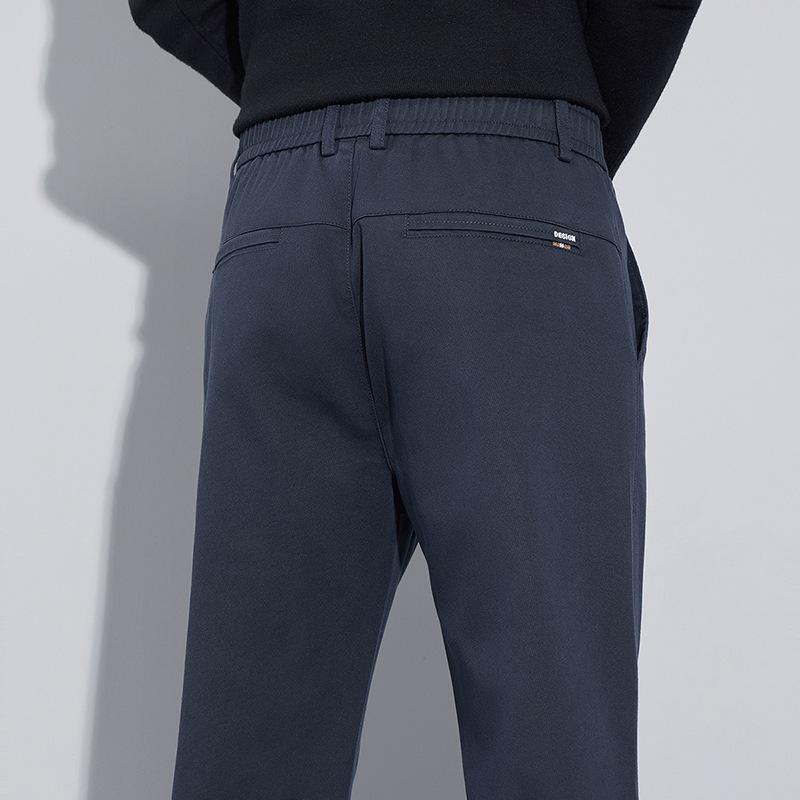 

Spring and Autumn Men s Loose and All-Match Light Business Casual Pants Straight Pants Men 38