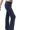 Women's Dark Blue Lulu Micro-Flare Low-Waist Sweatpants - Slimming, Comfortable, Perfect for Spring & Autumn 2025.
