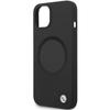Etui do iPhone 14 BMW Liquid Silicone MagSafe Czarne