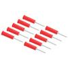 10pcs Banana Jack Wire Piercing Probe PVC Appearance 2mm 0.08in To 4mm 0.16in Conversion Insulation Pins for