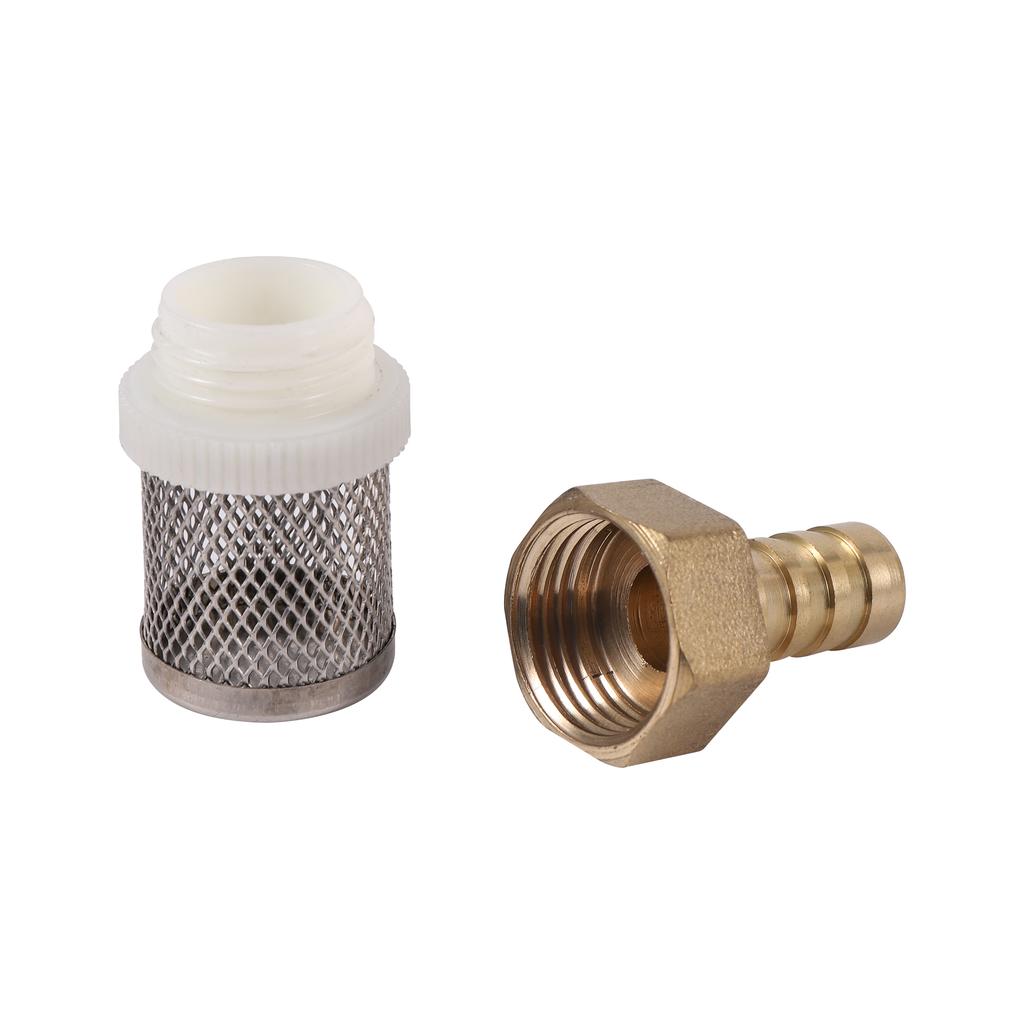 6/8/10/12/14/16/19mm Hose Filter Car Wash  Irrigation Filters Brass Strainer Sprayer Pump Filtering Net Stainless Steel Mesh