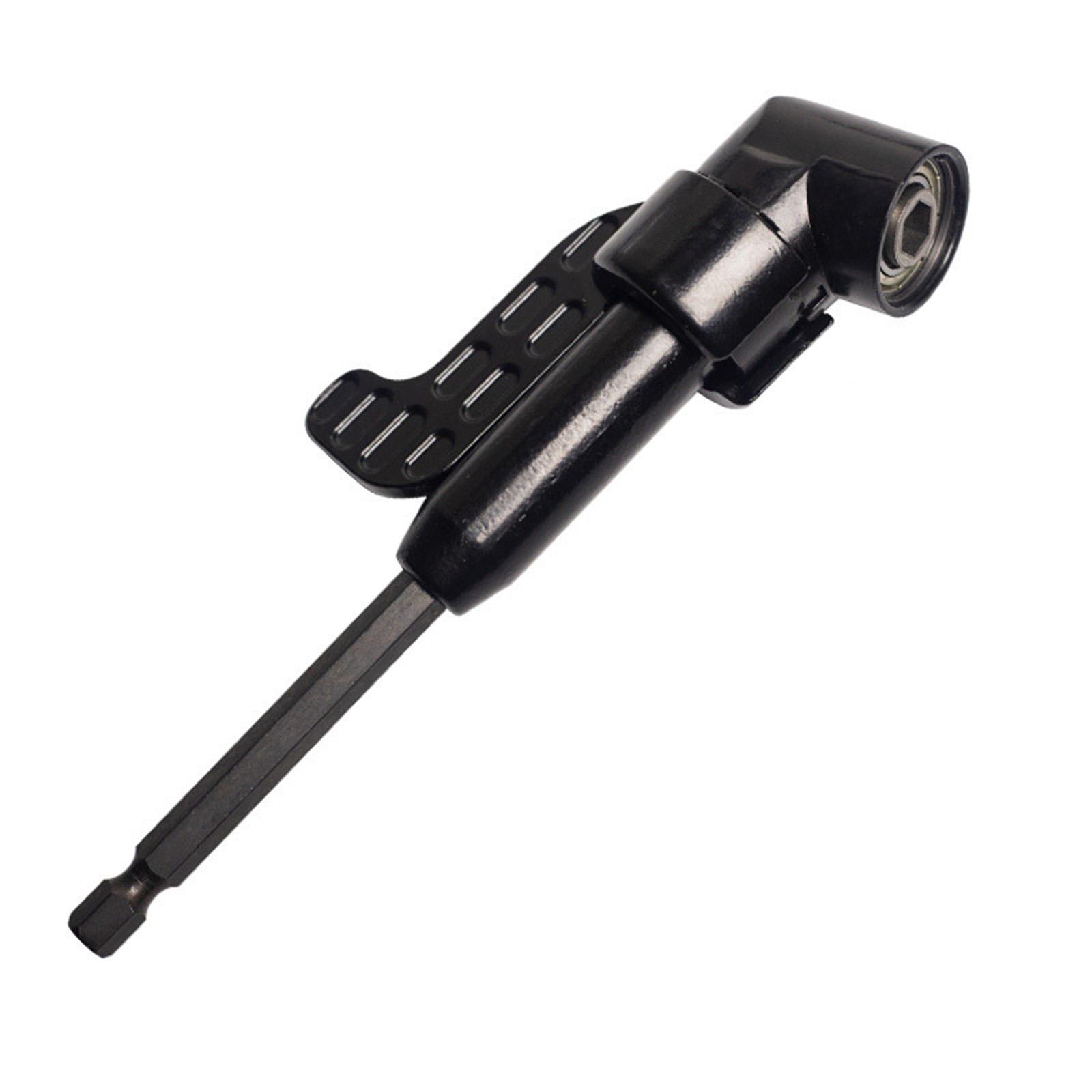 

105 Degree Right Angle Drill Extension Driver Drilling Screwdriver Magnetic Hex Socket Close Corner Tool Hexagon Batch Turner Power Tool One Size чёрный