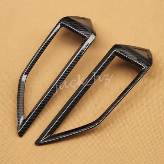 For Subaru Impreza Forester XV Dashboard Middle Air Vent Cover Trim Carbon Fiber