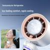 Portable Smart Handheld Semiconductor Cooling Fan with Digital Display