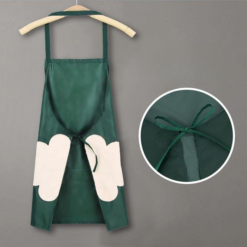 Kitchen Household Cooking Apron Men Women Oil-Proof Waterproof Fashion Coffee Overalls Apron Kitchen Accessorie Sleeveless Apron