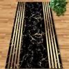 European Luxury Long Corridor Carpet Luxurious Golden Stair Carpet Runner Washable Non-slip Villa Hall Passageway Carpets Custom