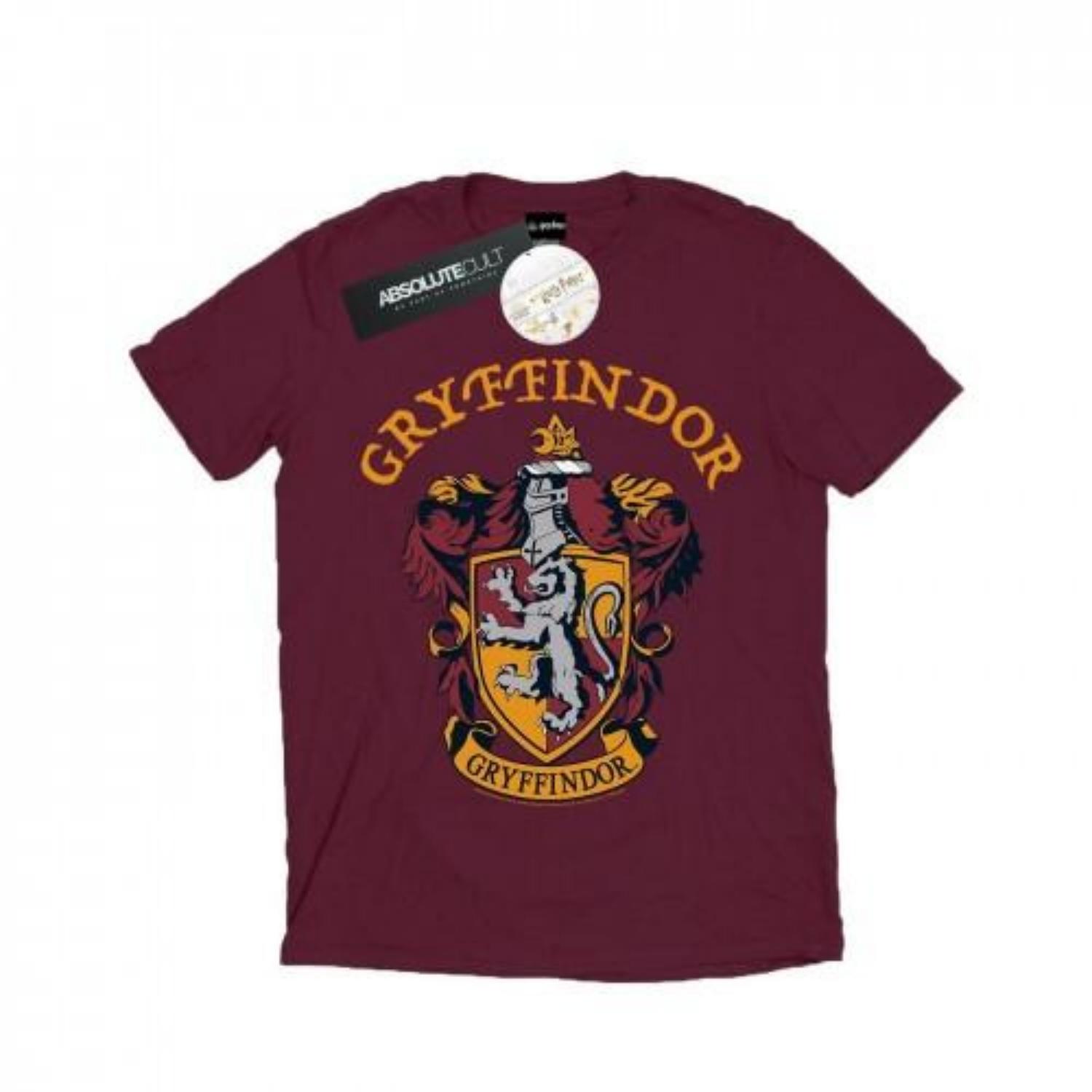 HARRY POTTER Mens Gryffindor Crest T-Shirt S