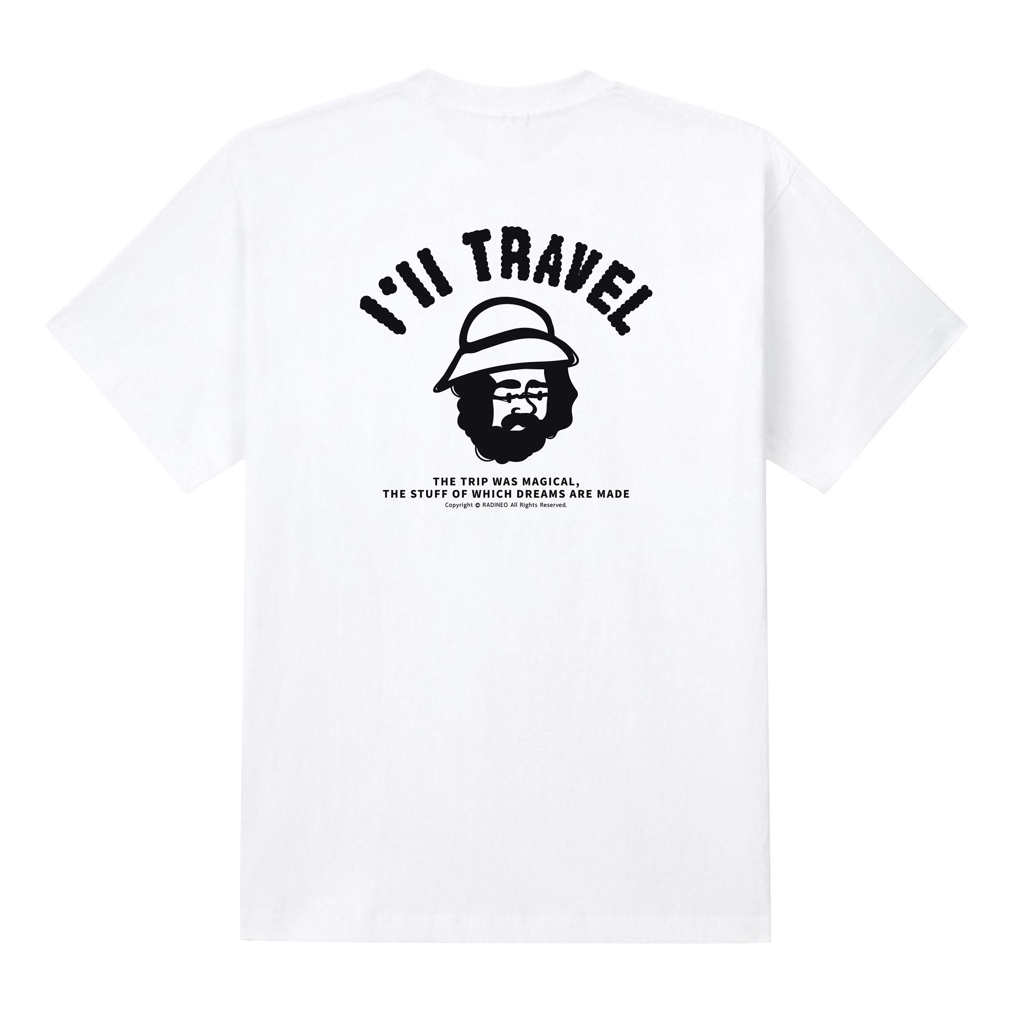 Radineo Traveler White Short Sleeve T-Shirt L