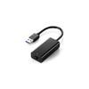 ELECOM Wired LAN Adapter USB Type A Compatible with Nintendo Switch/Windows/macOS Black EDC-GUA3V3E-B