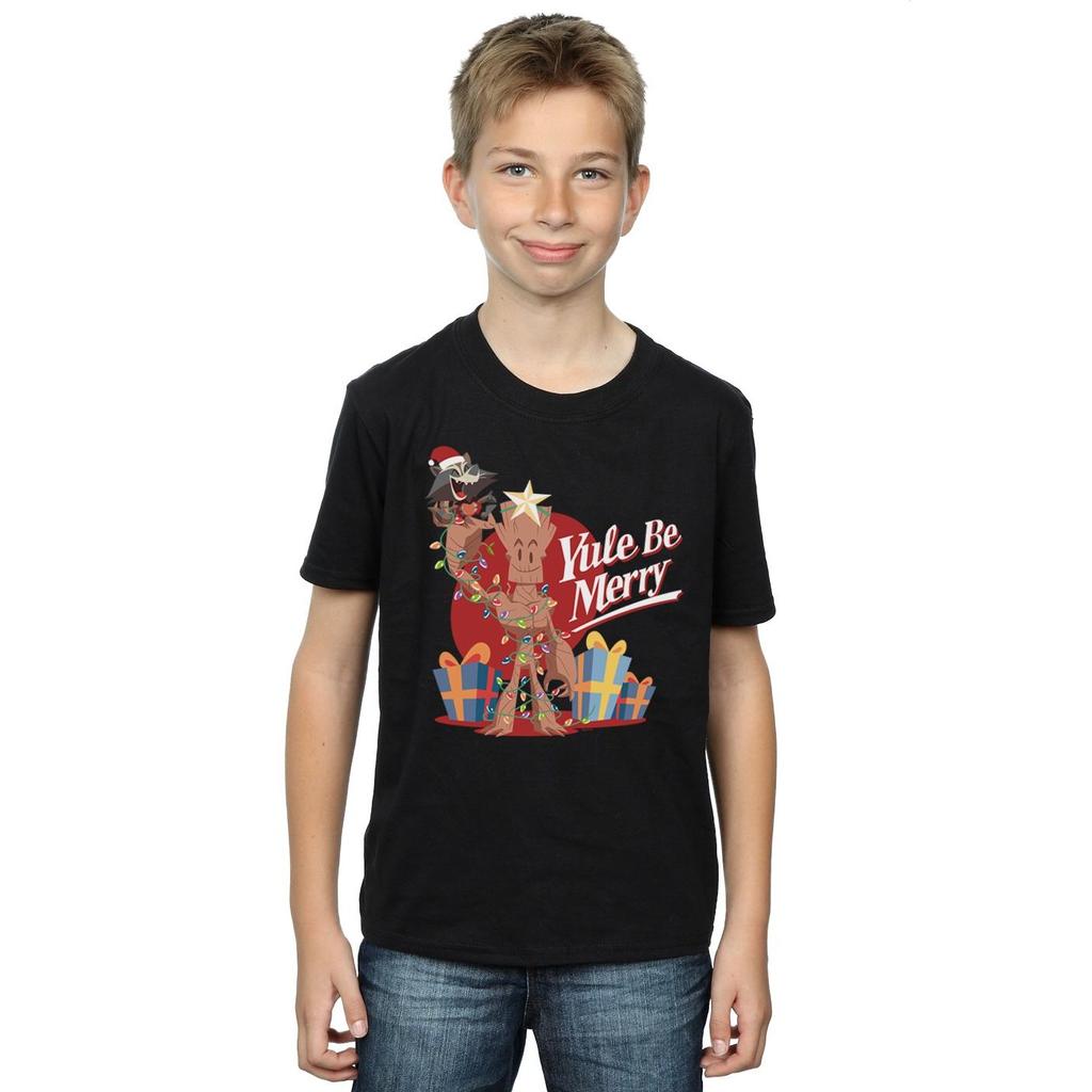 Marvel Boys Yule Be Merry T-Shirt
