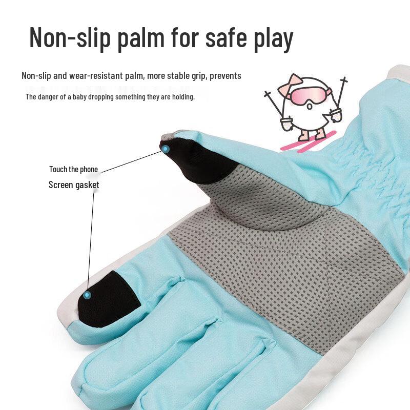 COCOLIC Kids' Winter Cartoon Ski Gloves