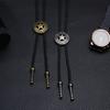 Star Pendant Faux Leather Rope Bolo Tie Shirt Collar Necktie Jewelry Accessories