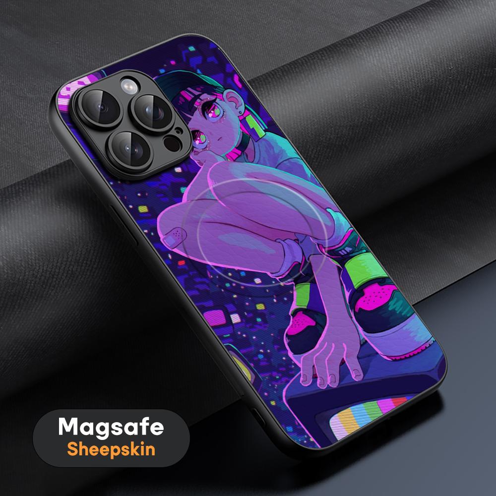 Zutomayo Anime Singer Pattern Design Phone Case For iPhone 17 16 15 14 13 12 11 Plus Pro Max  High-end Luxury Magsafe Sheepskin