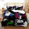 Cartoon Anime Jujutsu Kaisen Duvet Cover Comforter Bedding set Soft Quilt Cover and Pillowcas for Teens Single/Double/Queen/King