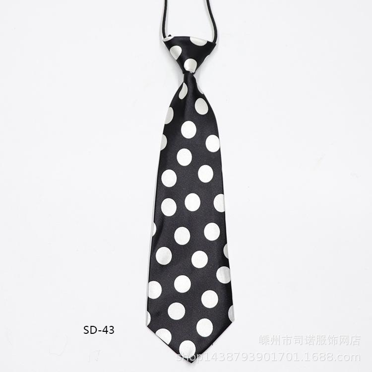 Children'S Printed Small Tie, Handsome Trendy Treasure Tie, Baby Tie, Student School Uniform Tie.