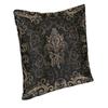Goldene Filigran-Lilienblüte Luxus-Kissenbezug Heimdekoration Fleur De Lys Lilienblüte Symbol Kissen für Sofa
