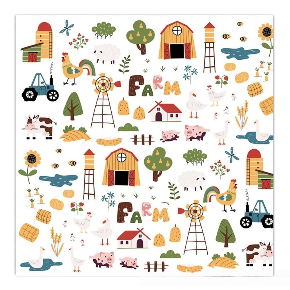 

Magic Cloth Patches Pet Grooming Bag Cartoon Printed Makeups Storage Bag Pet Supplies 55*55cm-B