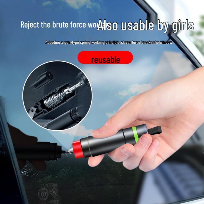 DAXTE Car Window Breaker Safety Hammer