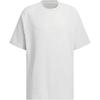 Simple Comfortable Solid Color Casual Loose Fit Crew Neck Short Sleeve T-Shirt Men Tops White JL9943