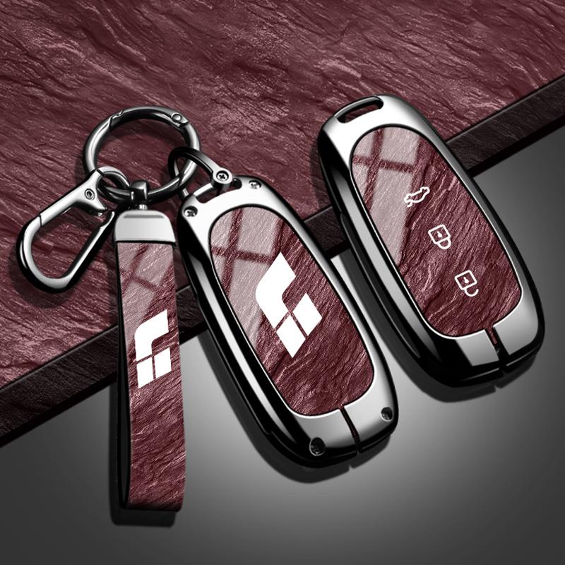 Car Key Case For Li Auto L9 For Li Lixiang L7 L8 Car Keychain For Lixiang Li Auto L9 Keychain Zinc Alloy Car Key Case