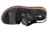 RIEKER Sandals, Womens Black Sandals