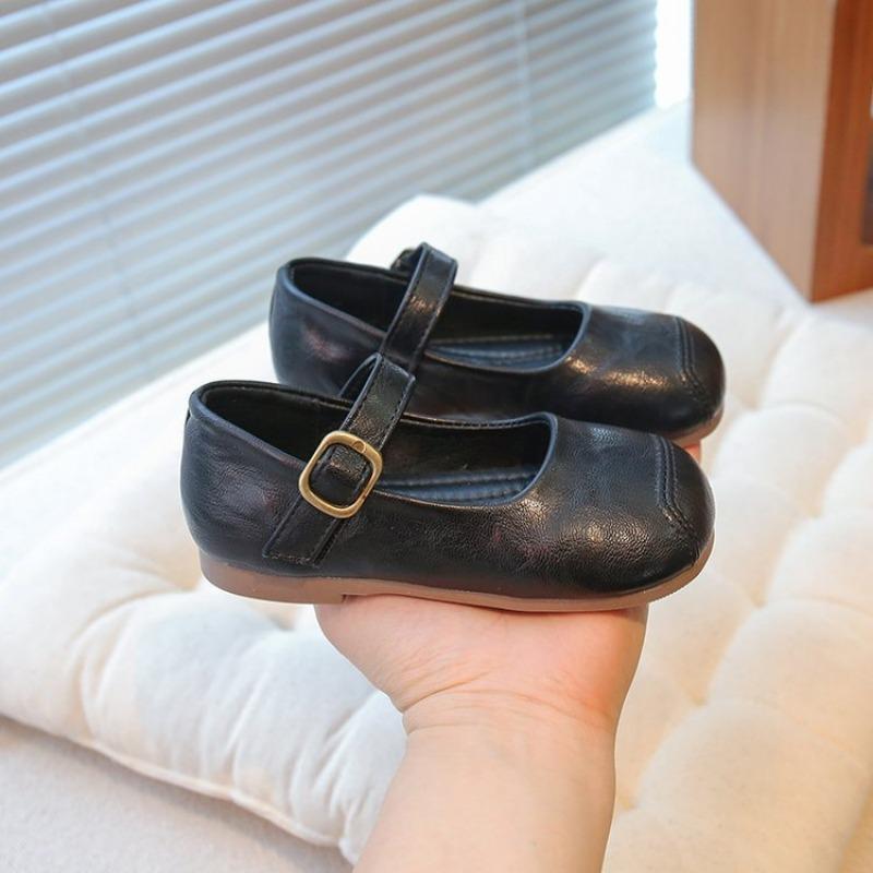 Girls Mary Jane Square Toe Shoes For Spring Autumn