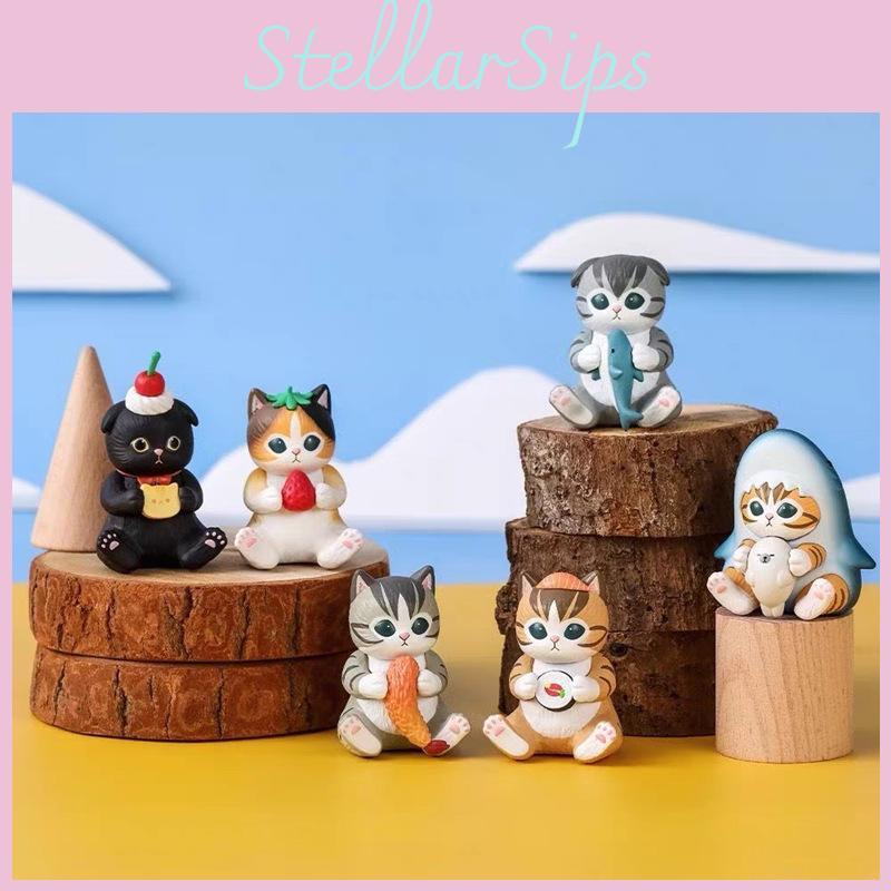 Blind Box Pvc Collectible Figures 6 Cute Animal Designs Mini Decor For Kids Gift Display