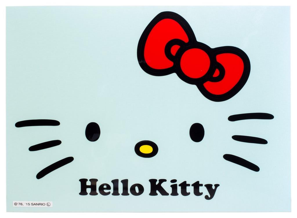 Sanrio Hello Kitty Dekorationsaufkleber, Klein, Schwarz, KRSS-92283
