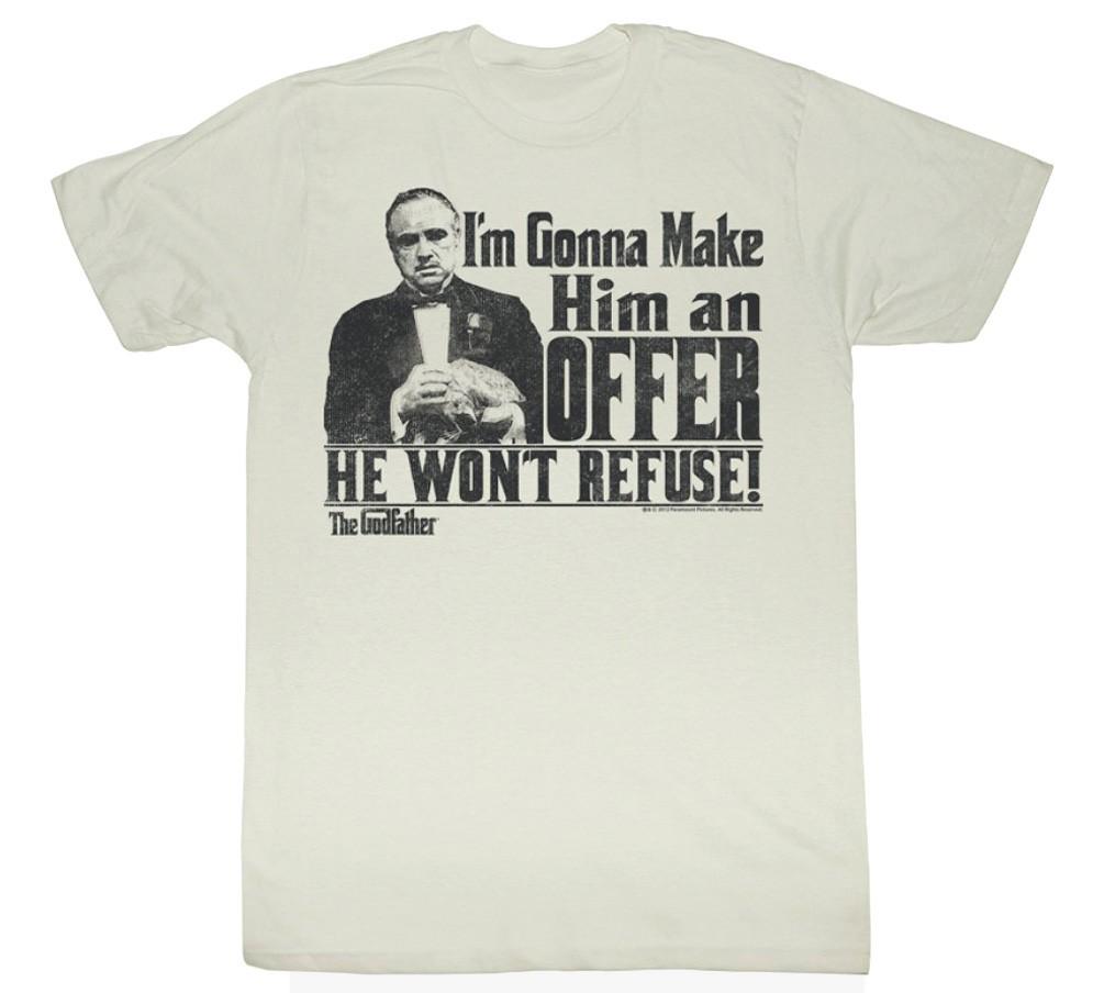 Godfather Movies An Offer Adult Short Sleeve T Shirt XXXXL L