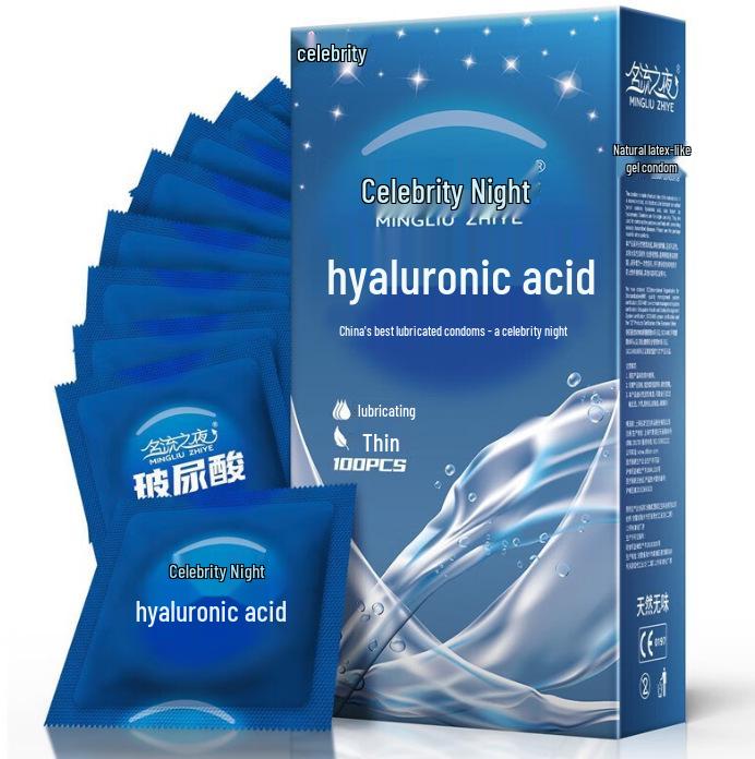 Celebrity Ultra-Thin Dynamic Threaded Condoms: Smooth, Liquid Lubricated, 0.02mm for Stylish, Enhanced Experience.