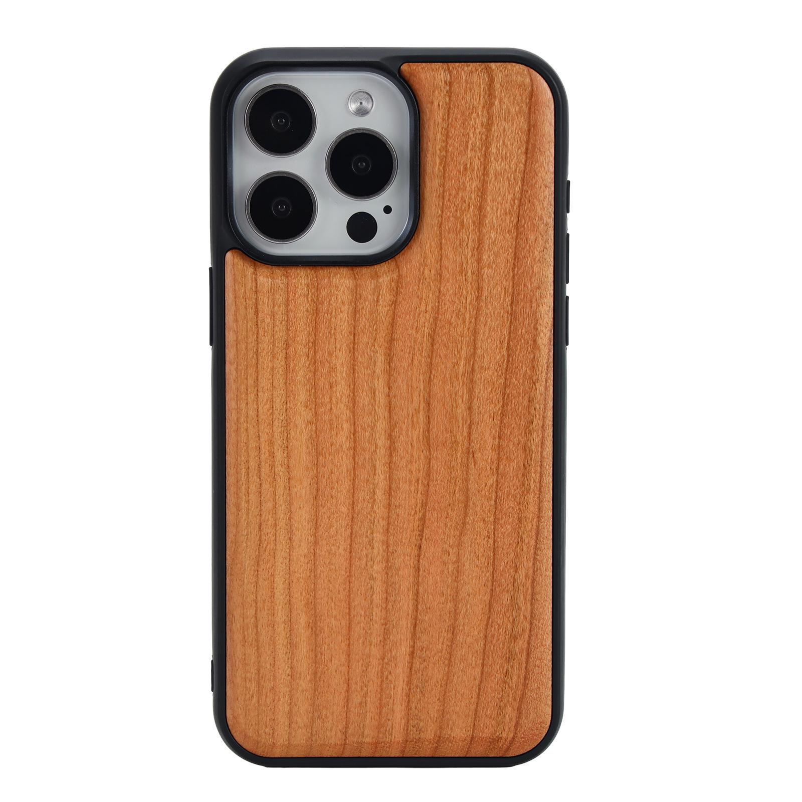 

Natural Wood Grain Bamboo iPhone 17 Case - Protective, Fingerprint Proof, Large Quantity Discounts Available iPhone 17 Pro Max Large Cutout