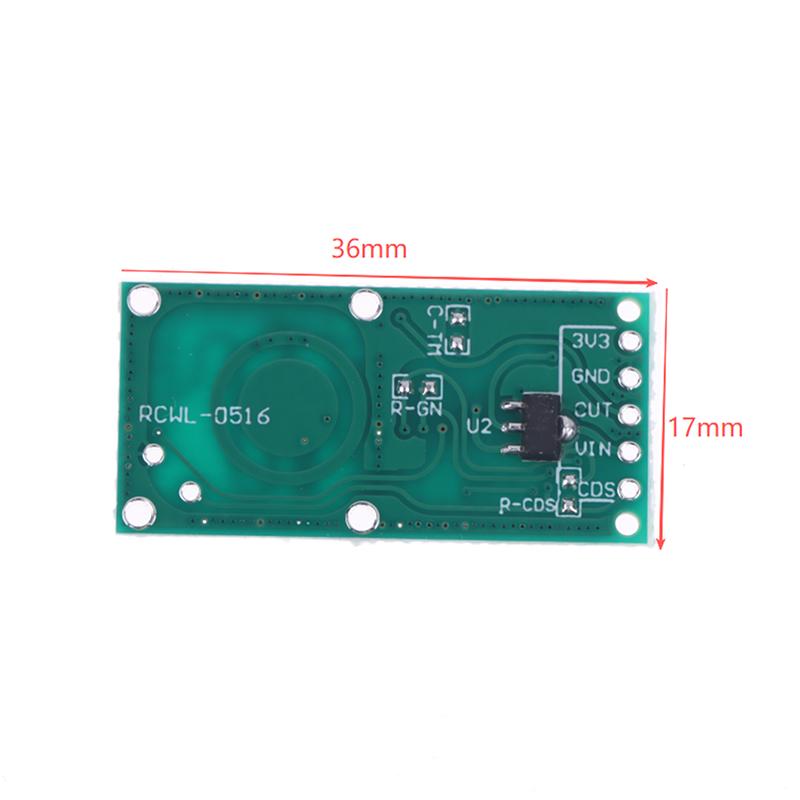 1/5Pcs Rcwl-0516 Microwave Radar Intelligent Sensor Module Human Body Induction Switch Board For Arduino Diy Accessories