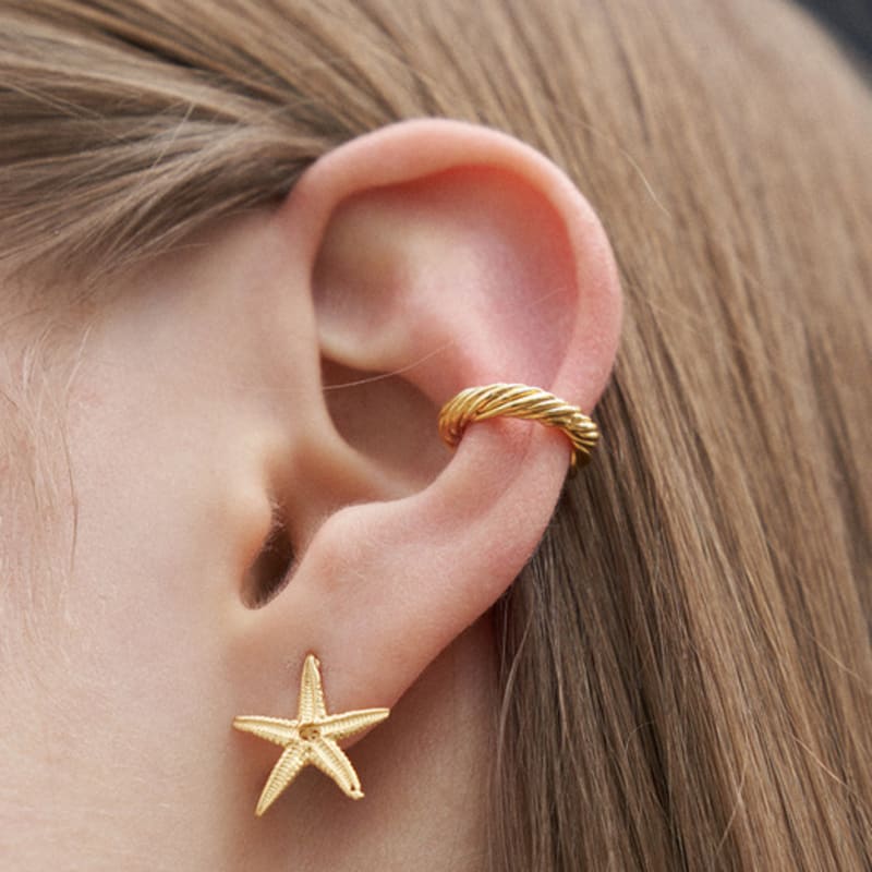 coyote Moire Earcuff