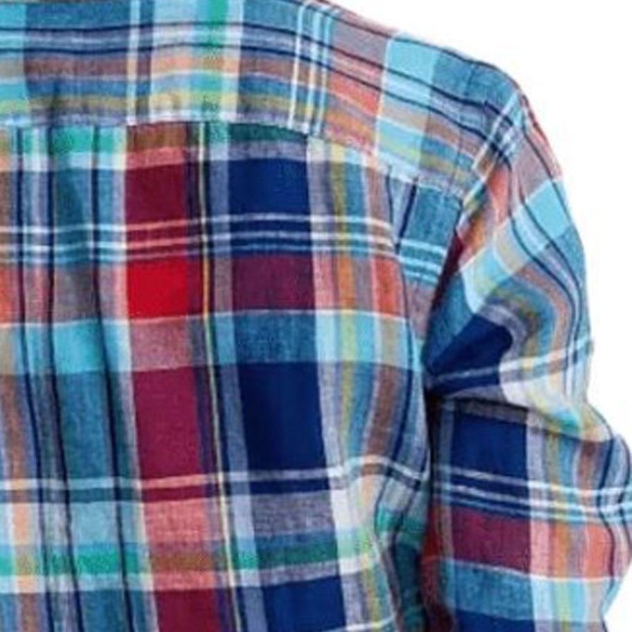 Polo Ralph Lauren SS23 Kleurblok Gestreept Enkelrijig Overhemd Dameshemden Blauw 211867455-005