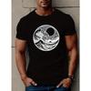 European Size Waves Men's Short Sleeve T-shirt Summer T-shirt Top