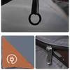 3 Person Camping Tent Grey and Orange Waterproof