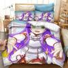New SAO Yuuki Asuna Bedding Set Single Twin Full Queen King Size Bed Set Adult Kid Bedroom Duvet Cover Sets 3D Print Game Anime